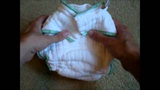 Green Mountain Diapers Clotheez Workhorse Fitted  Review amp Demo [upl. by Kcirrez]