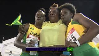 CARIFTA49 100m U20 Girls Final  SportsMax TV [upl. by Corbie232]