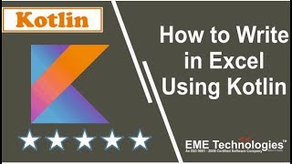 How to Write in Excel Using Kotlin [upl. by Soilissav]