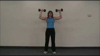 Shoulder Exercises The Overhead Dumbbell Press [upl. by Manon]