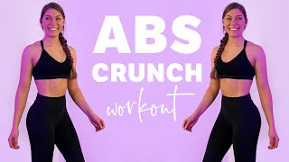 10 MIN ABS  Crunches Workout  Beginner Friendly  No Equipment  The Pepperson Fitness [upl. by Elbag62]