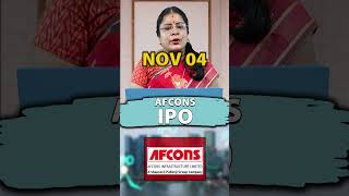 Afcons Infrastructure IPO Dharmasri Rajeswaran Director Sai Sharetutue [upl. by Enelrak]