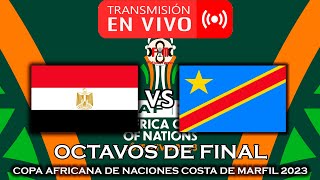 EGIPTO 🇪🇬 VS 🇨🇩 RD CONGO EN VIVO  COPA AFRICANA DE NACIONES 2023  FÚTBOL MAGNO [upl. by Esta2]