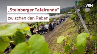 Eine fröhliche „Steinberger Tafelrunde“ zwischen den Reben [upl. by Nilesoj651]