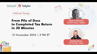 Turn Piles of Docs into a Completed Tax Return in 30 Minutes [upl. by Arv]