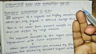 DPCMDPCM transmitterDPCM receiverDigital communications [upl. by Eimiaj]
