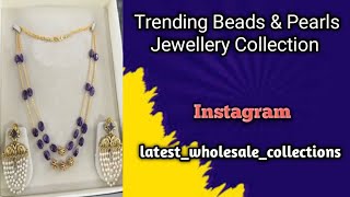 Trending Beads amp Pearls Jewellery Collection trending beautiful beadsjewellerypearls subscribe [upl. by Durham]