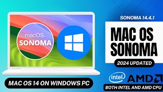 How to install macOS Sonoma on Windows PC 2024 [upl. by Gnes]