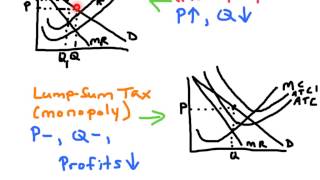 PerUnit vs LumpSum Taxes  AP Microeconomics [upl. by Alinna]