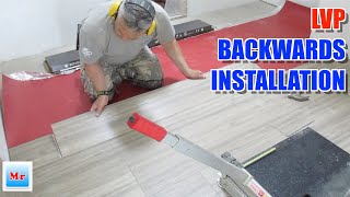 How To Finish Room With Backwards LVP Installation MrYoucandoityourself [upl. by Persons]