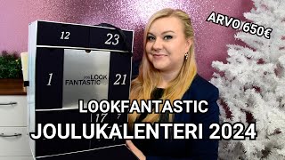 LOOKFANTASTIC JOULUKALENTERI 2024  25 DAYS OF ICONIC BEAUTY Onko tässä vuoden paras kalenteri [upl. by Aetnahs]