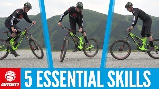 Five Essential Skills To Master On Your Mountain Bike [upl. by Aihseuqram200]