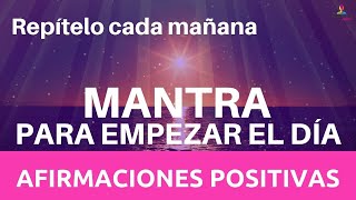 ☀️ DECRETOS de la MAÑANA ☀️  Afirmaciones para EMPEZAR el DIA con ENERGIA en POSITIVO  Mindset [upl. by Nesyla]