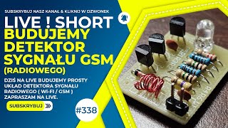 338 Budujemy detektor GSM z LED SHORT led service electronics shorts gsm diy [upl. by Eaton]