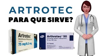 ARTROTEC que es y para que sirve artrotec como tomar artrotec 75 mg [upl. by Ahsoek]