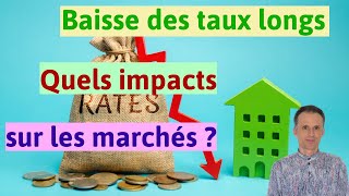 Début de baisse des taux longs  quels impacts sur les marchés [upl. by Walden]