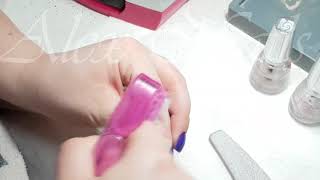 Gel pe unghia naturala Tutorial Pas cu pas by Alex Nails [upl. by Osnerol]