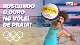 BRASIL BUSCANDO OURO NO VÔLEI DE PRAIA NAS OLIMPÍADAS olimpiadas [upl. by Yong510]