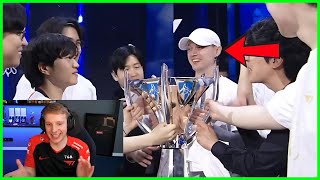 JANKOS Reacts To T1 REKKLES Winning Worlds 2024 [upl. by Thirion]