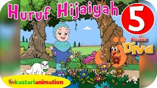 Huruf Hijaiyah bersama Diva full version  part 5   Kastari Animation Official [upl. by Wenger]