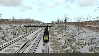 Class 43 goes past Petts Wood junction with a 3 tone Train simulator [upl. by Elicec606]