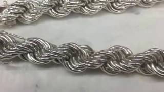 Jewellery How to make a rope chain by hand [upl. by Ponce]