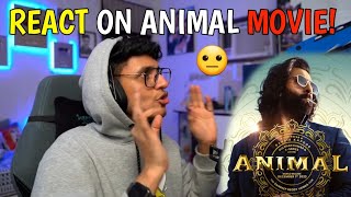 triggered insaan reaction on animal movie 😐  animal movie review triggered insaan [upl. by Akimehs]