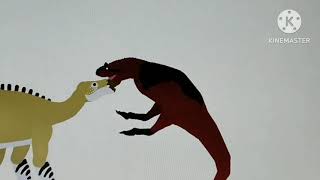 Iguanodon vs Carnotaurus [upl. by Leonard]