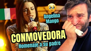 EMOCIONANTE ANGELINA MANGO quotLA RONDINEquot Homenaje a su padre San Remo Eurovisión2024 Italia Reacción [upl. by Prissie]