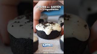 Postre de OREO con 2 INGREDIENTES en la SARTÉN 💙 postresfaciles [upl. by Heeley]