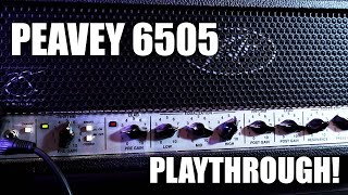 Peavey 6505  PLAYTHROUGH [upl. by Odelle]