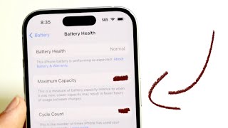 iPhone 15 Battery Health amp Battery Cycle Count After 1 Year [upl. by Highams]