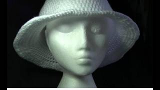 Wide Brim Hat Crochet Tutorial [upl. by Hsotnas]