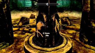 Skyrim Gameplay The WorldEaters Eyrie Quest Puzzle 1 Solved [upl. by Veronique581]