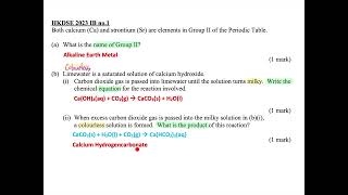 2023 DSE Chemistry IB no1 Eng [upl. by Demy]