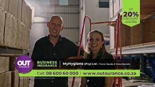 OUTsurance Business  MyHygiene Pty Ltd [upl. by Enyallij]