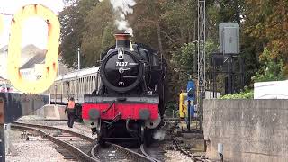 7827 Lydham Manor at Paignton Station 21st September 2012 [upl. by Casar]