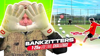 BANKZITTERS 125 METER VOETBAL CHALLENGE [upl. by Anawaj]