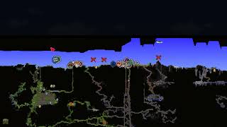 Terraria Expert Mode Enraged Plantera Yoraiz0rs Set Developer Item [upl. by Labana]