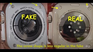 Apple watch ultra real vs fake How to spot fake Apple Watch ultra [upl. by Frodin]