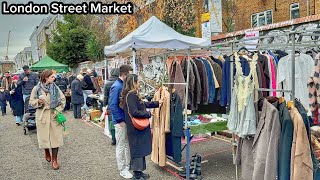 Notting Hill and Portobello Road Market Walking Tour 4K HDR [upl. by Drye]