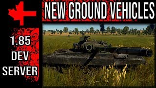 War Thunder Dev Server  Update 185  New NonItalian Ground Vehicles [upl. by Hogue]