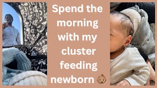 My newborn is CLUSTER feeding 😰 [upl. by Gonzales920]