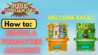 Rise of Kingdoms How to revive a fallen account [upl. by Refinnej]