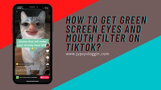 How to get Green Screen Eyes and Mouth filter on tiktok [upl. by Neahs536]