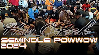 Hay Creek Contest Song l Fri Seminole Tribal Fair Powwow 2024 [upl. by Aicilehp]