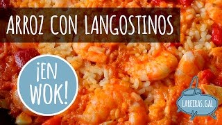 ARROZ CON LANGOSTINOS  Lareirasgal [upl. by Eerahc671]