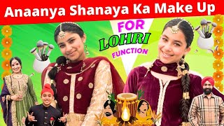 Anaanya amp Shanaya Ka Make Up For Lohri Function  RS 1313 VLOGS  Ramneek Singh 1313 [upl. by Rosemari]