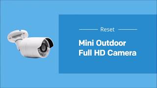 How to reset outdoor HD camera [upl. by Aznofla]