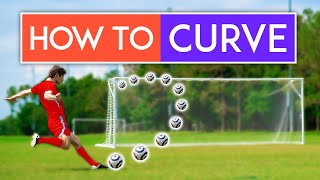 How to Shoot with CURVE in Soccer [upl. by Tavy]